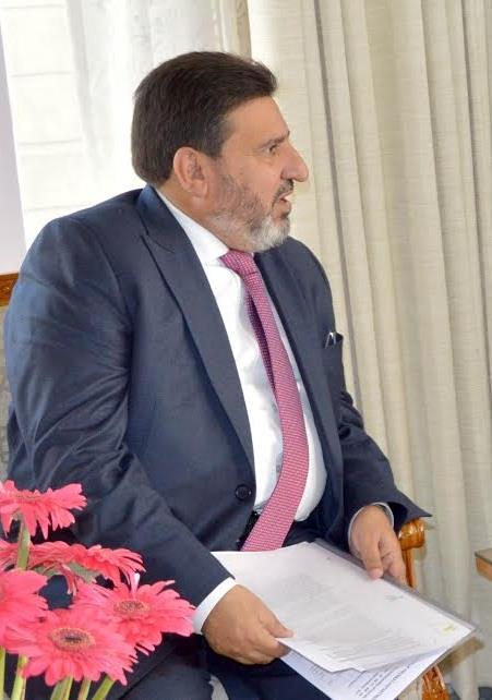 Clear liabilities of contractors: Altaf Bukhari urges Governor
